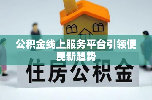洞口公积金线上服务平台引领便民新趋势