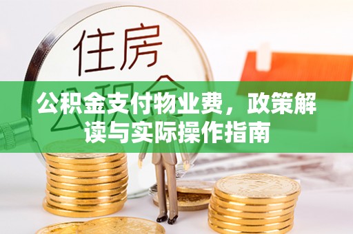 洞口公积金支付物业费，政策解读与实际操作指南