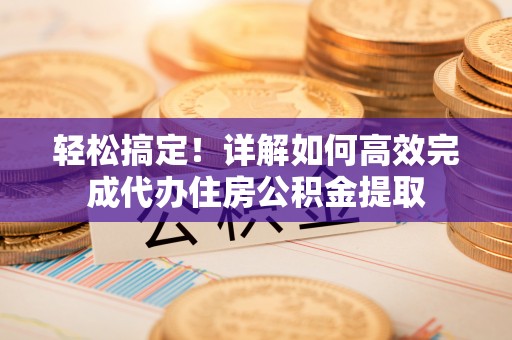 洞口轻松搞定！详解如何高效完成代办住房公积金提取