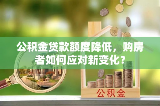 洞口公积金贷款额度降低，购房者如何应对新变化？