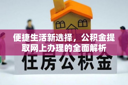 洞口便捷生活新选择，公积金提取网上办理的全面解析