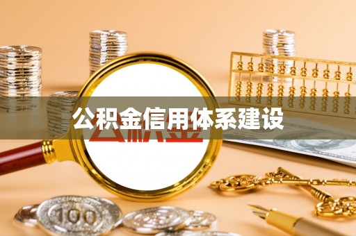 洞口公积金信用体系建设