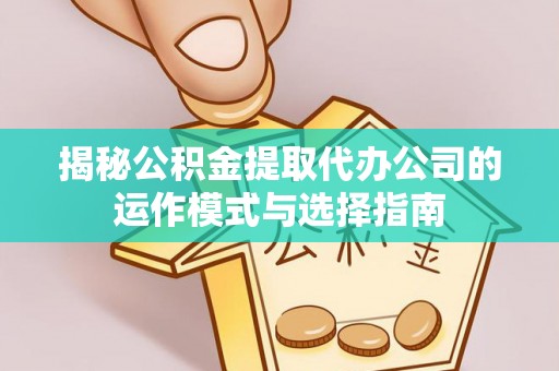 洞口揭秘公积金提取代办公司的运作模式与选择指南