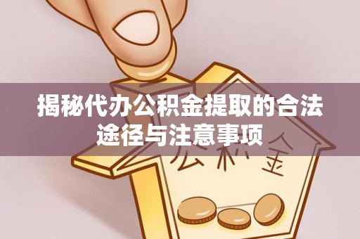 洞口揭秘代办公积金提取的合法途径与注意事项