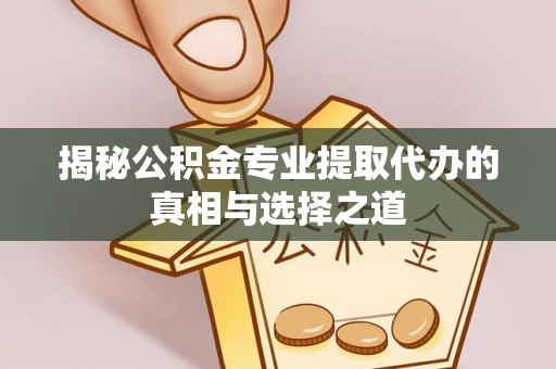 洞口揭秘公积金专业提取代办的真相与选择之道
