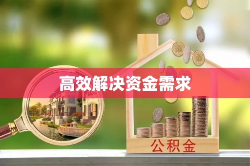 洞口高效解决资金需求
