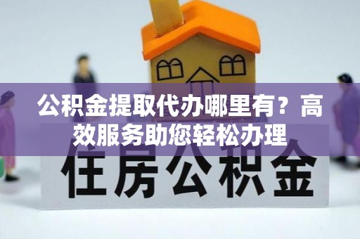 洞口公积金提取代办哪里有？高效服务助您轻松办理