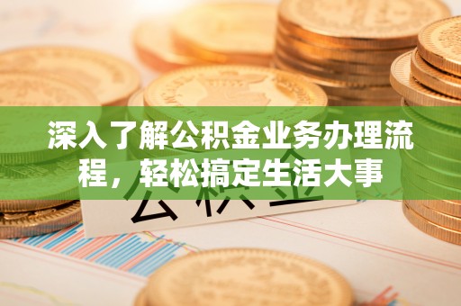 洞口深入了解公积金业务办理流程，轻松搞定生活大事