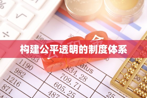 洞口构建公平透明的制度体系