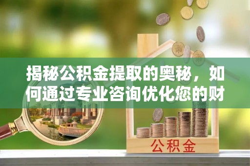 洞口揭秘公积金提取的奥秘，如何通过专业咨询优化您的财务规划