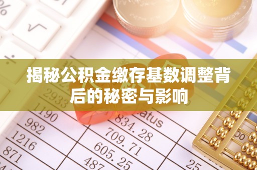 洞口揭秘公积金缴存基数调整背后的秘密与影响