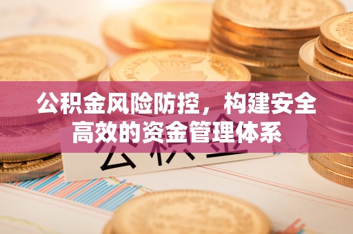 洞口公积金风险防控，构建安全高效的资金管理体系