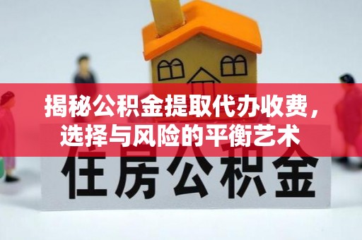 洞口揭秘公积金提取代办收费，选择与风险的平衡艺术