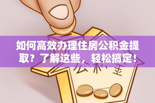 洞口如何高效办理住房公积金提取？了解这些，轻松搞定！