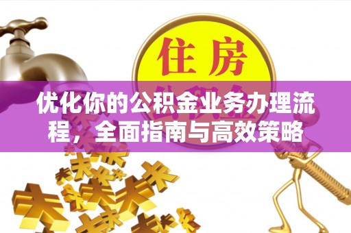 洞口优化你的公积金业务办理流程，全面指南与高效策略