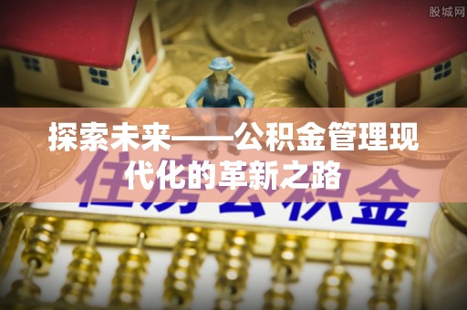 洞口探索未来——公积金管理现代化的革新之路